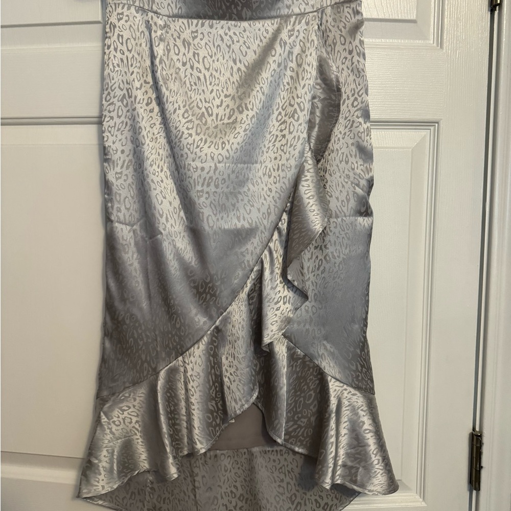VICI MIDI skirt with ruffle